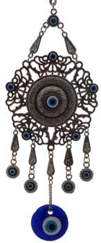 (image for) Flower Evil Eye wall hanging