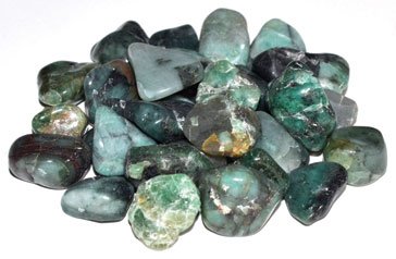 (image for) 1 lb Emerald tumbled chips 6-9mm - Click Image to Close