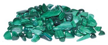 (image for) 1 lb Malachite tumbled chips 5-8mm - Click Image to Close