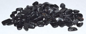 (image for) 1 lb Tourmaline, Black tumbled chips 6-8mm - Click Image to Close