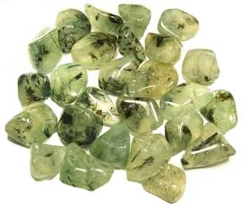 (image for) 1 lb Prehnite w Epodite tumbled stones - Click Image to Close