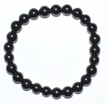 (image for) 8mm Shungite bracelet - Click Image to Close