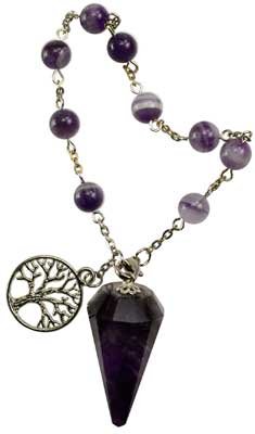 (image for) Amethyst pendulum bracelet - Click Image to Close