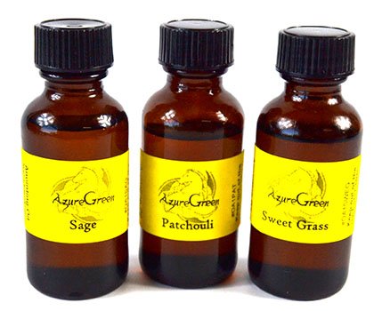 (image for) 1oz Nag Champa oil azuregreen