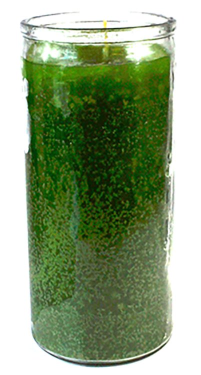 (image for) Green 14-day jar candle