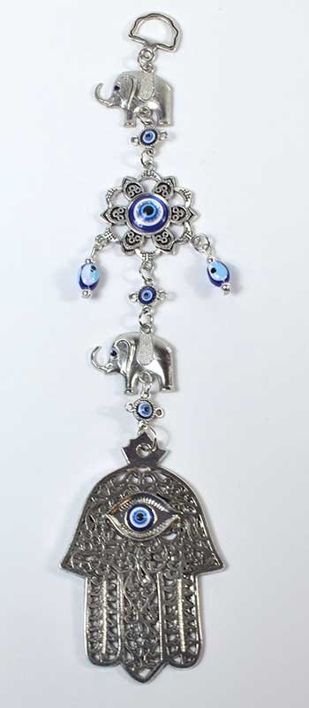 (image for) Elephant Evil Eye wall hanging - Click Image to Close