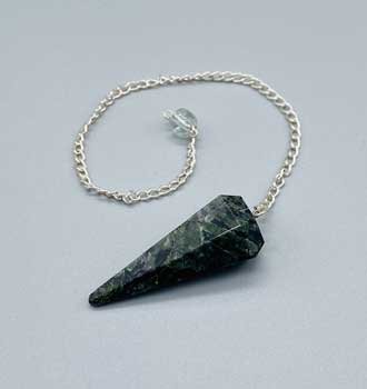 (image for) 6-sided Cuprite Crystal pendulum