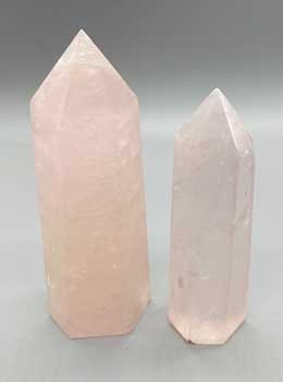 (image for) 1 lb Rose Quartz Point 2-5" - Click Image to Close