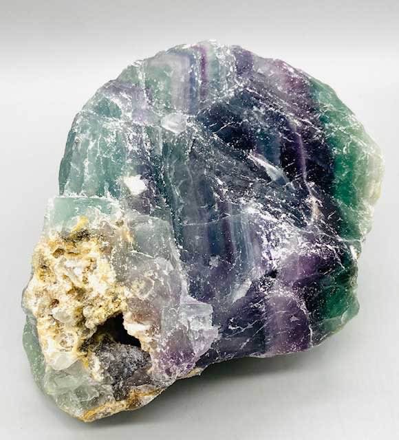 (image for) 3.0-4.0# Fluorite untumbled stones - Click Image to Close