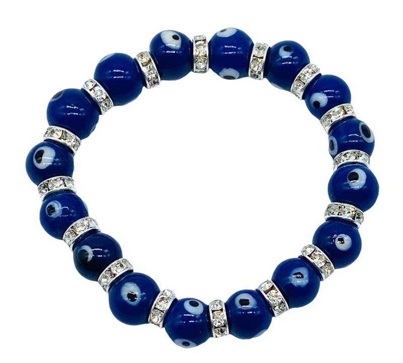 (image for) 8mm Evil Eye, Blue bracelet